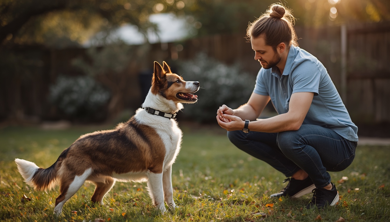 Private one-on-one dog training session in Austin Texas