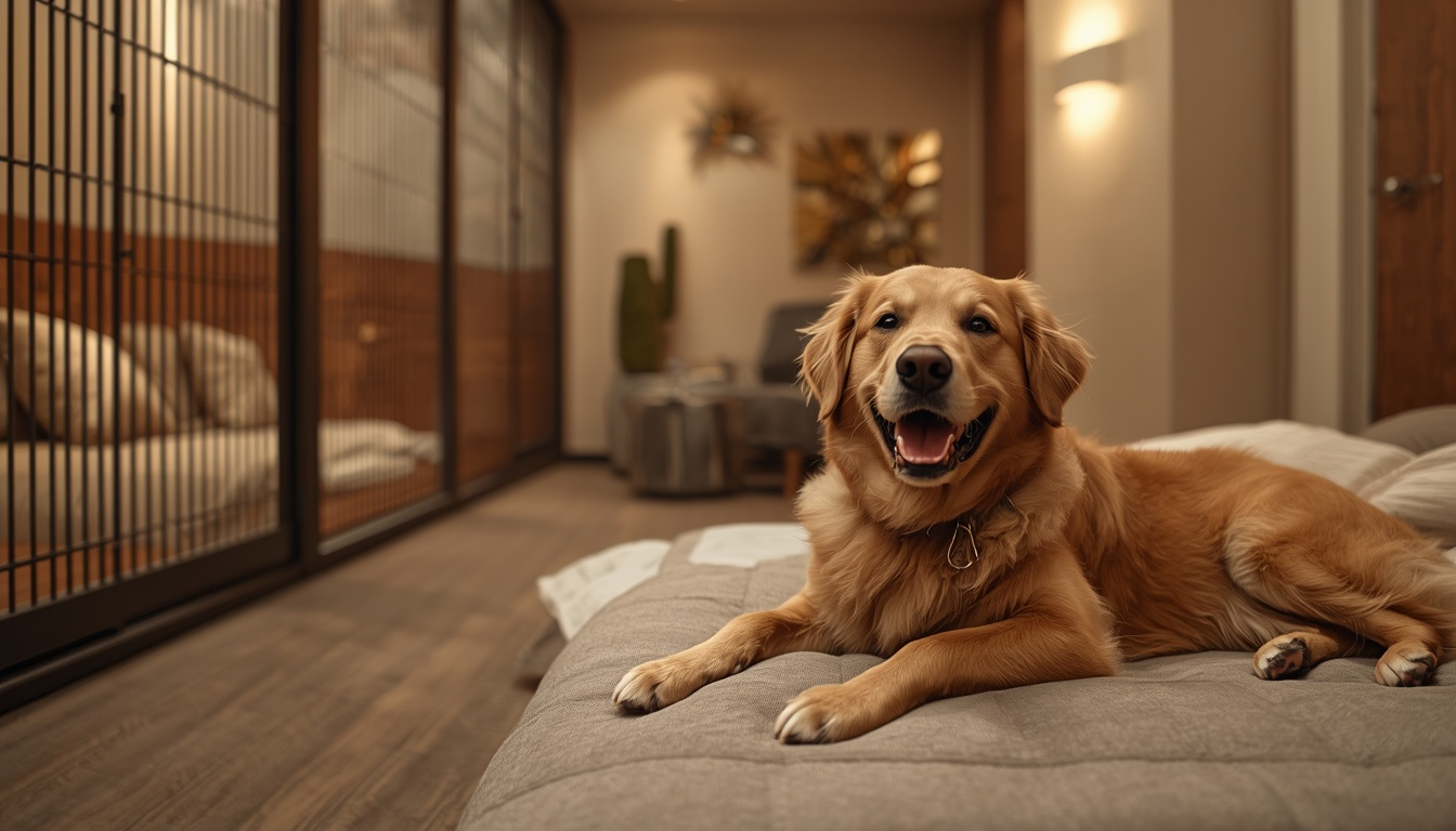 Luxury dog boarding suite in Scottsdale AZ — HeiBob