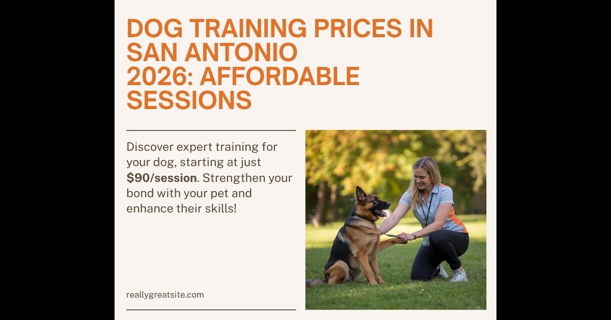 Dog training prices in San Antonio TX 2026 — HeiBob