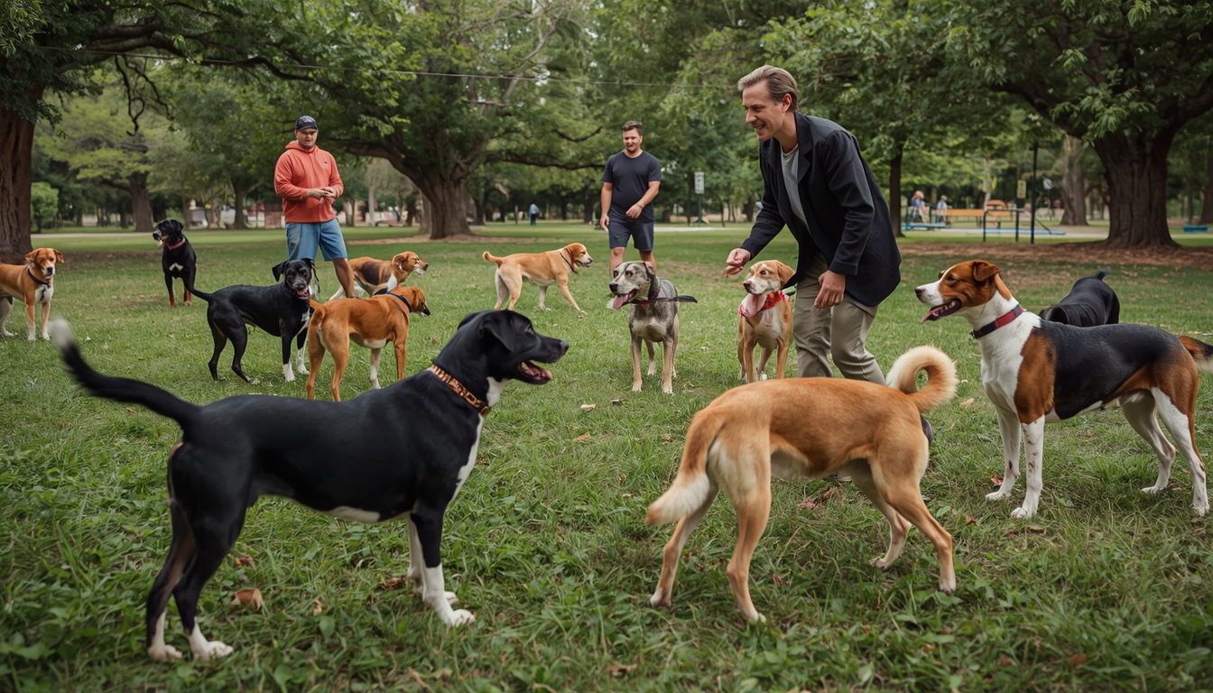 Group dog obedience training class in Austin TX — HeiBob