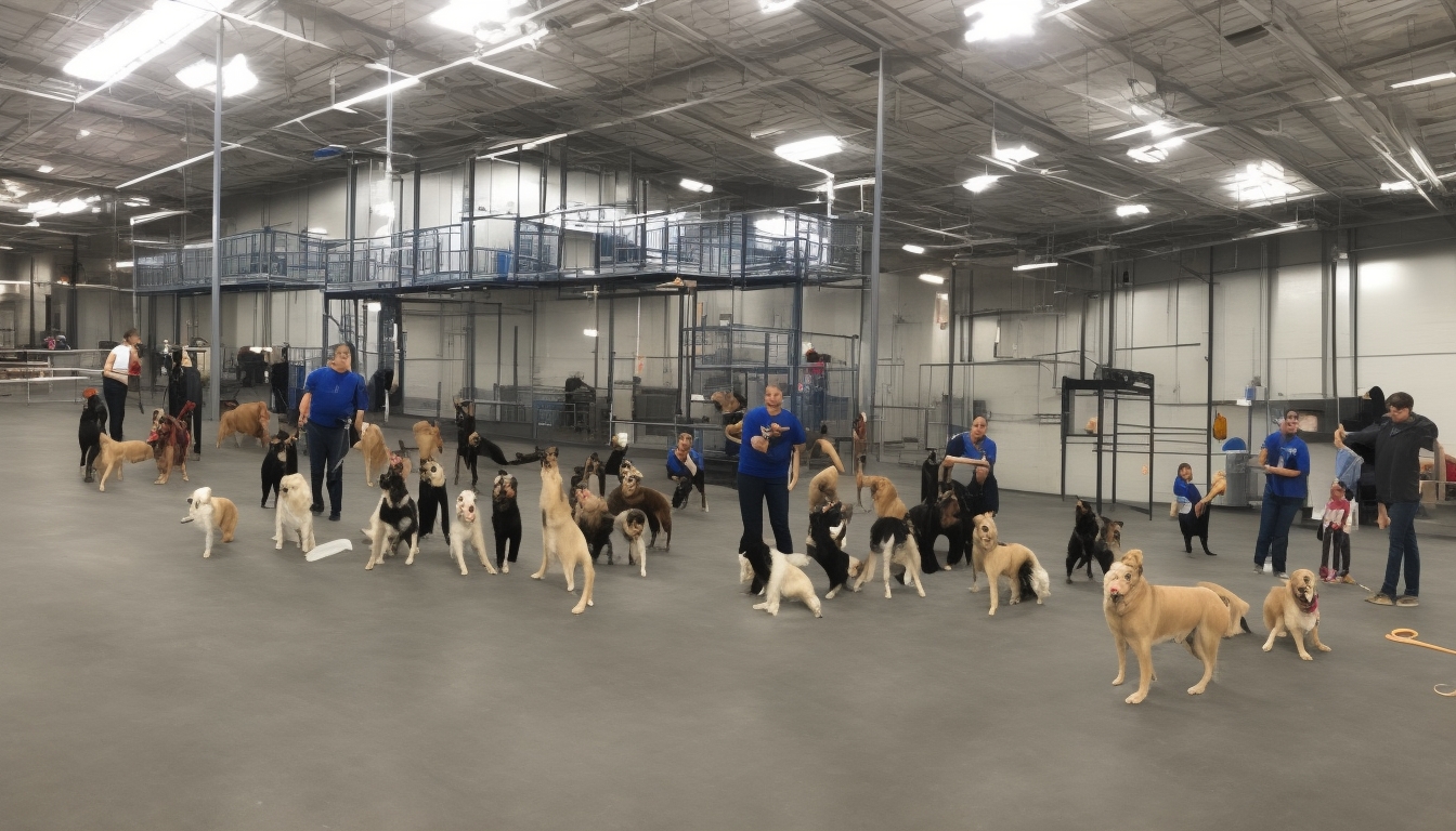 Group dog obedience training class Houston TX — HeiBob