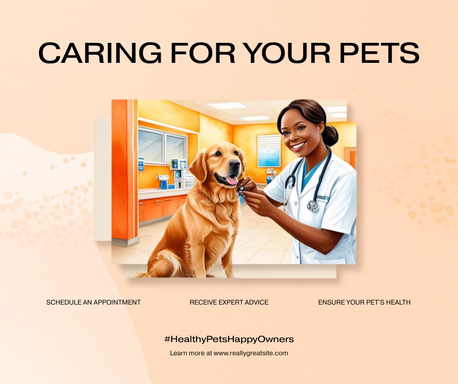 Veterinarian examining a golden retriever at Phoenix animal hospital 2026