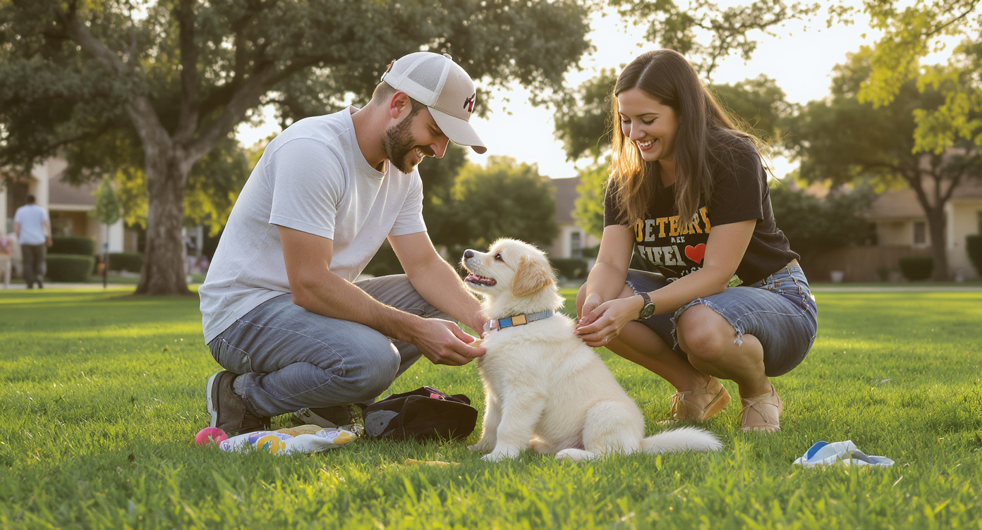 Puppy training session in Austin Texas — HeiBob