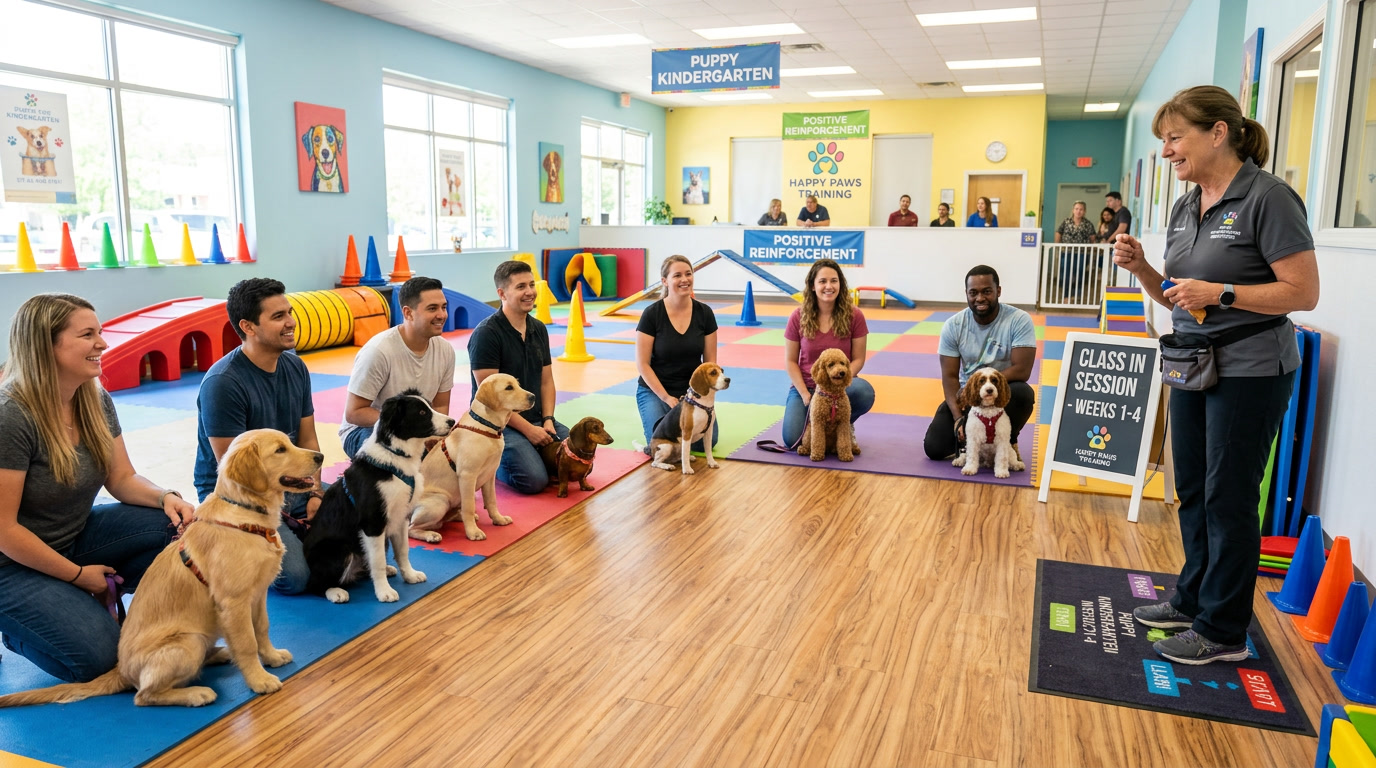 Puppy kindergarten training class Austin TX 2026 — HeiBob