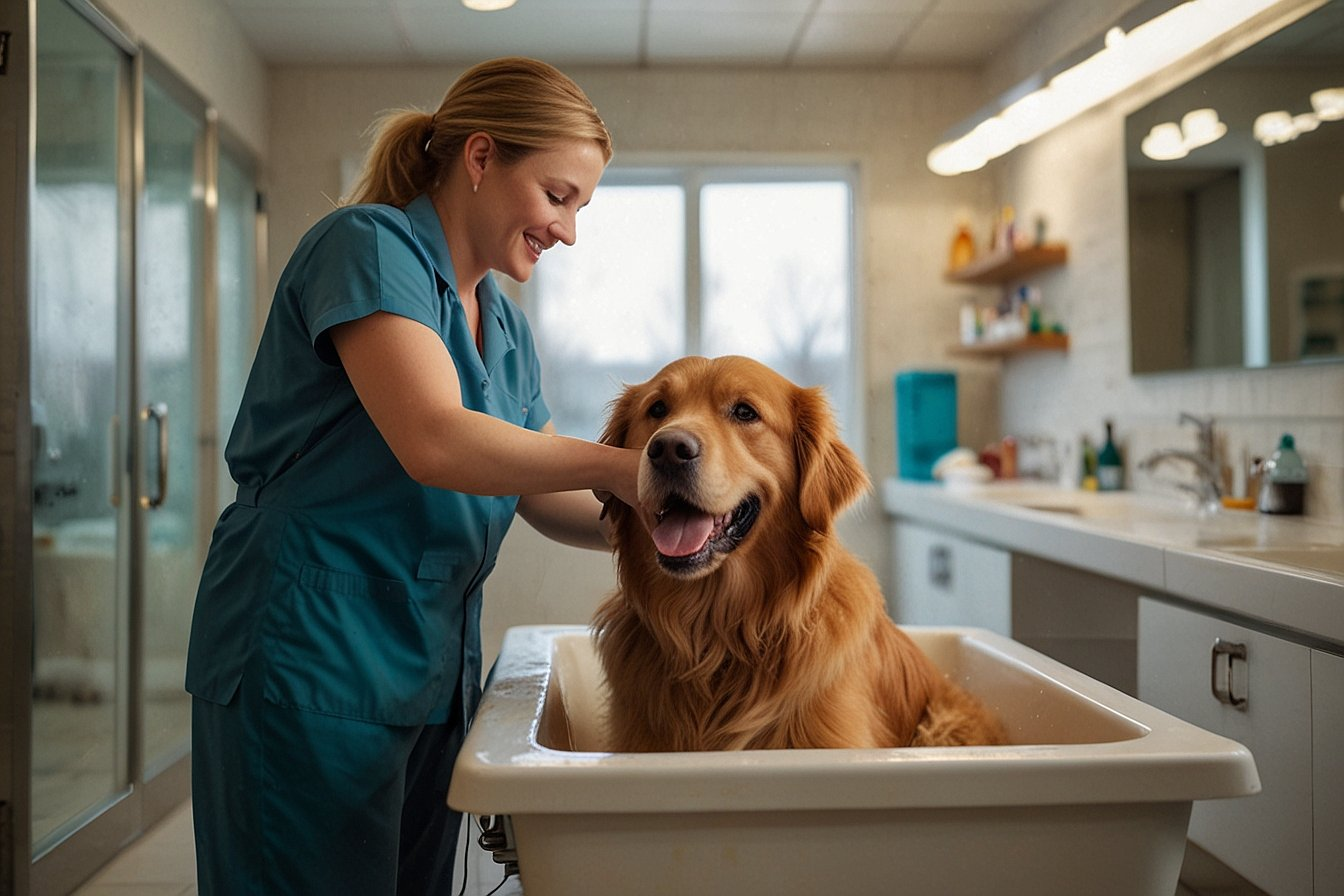 Mobile dog groomer in Kansas City MO — HeiBob