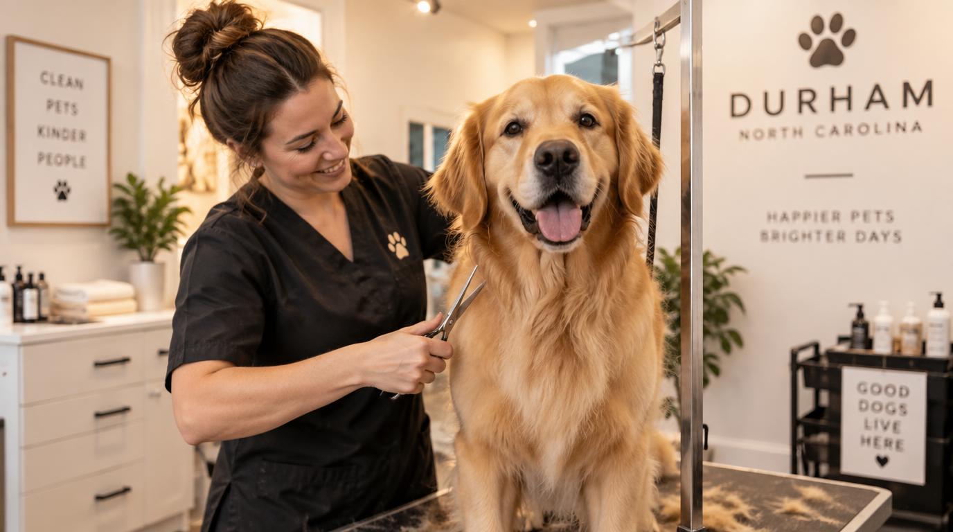 Professional dog grooming salon in Durham NC — HeiBob
