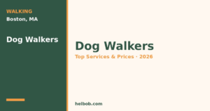 Best Dog Walkers in Boston, MA (2026): Top Services, Prices & What to Expect
