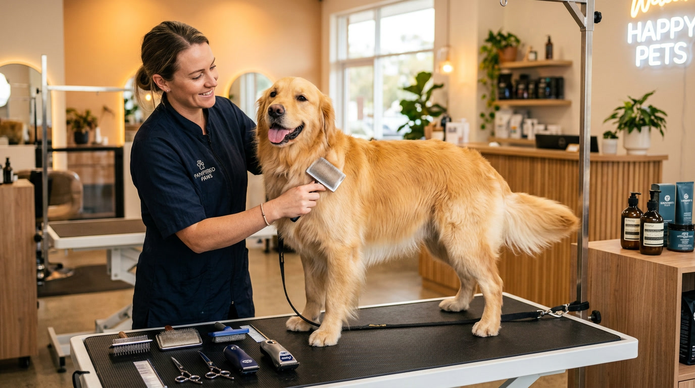Dog groomer add-on services 2026 — professional pet grooming — HeiBob