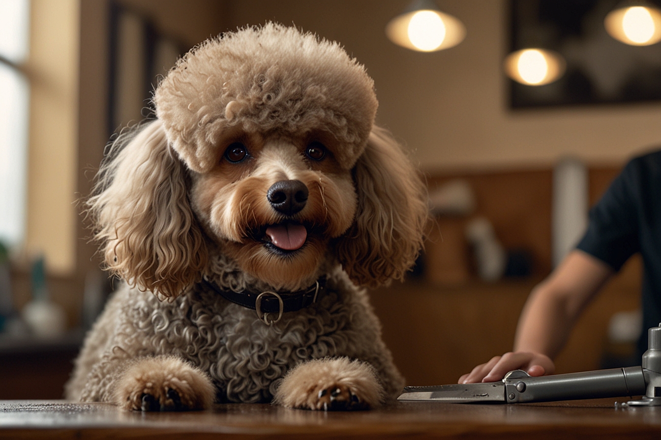 Professional dog groomer in Tucson, AZ performing a breed-specific cut — HeiBob