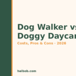 Dog Walker vs Doggy Daycare (2026): Costs, Pros & Cons & How to Choose